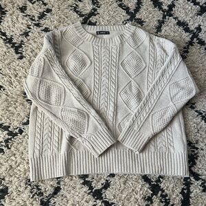 SHEIN knit tan sweater size M